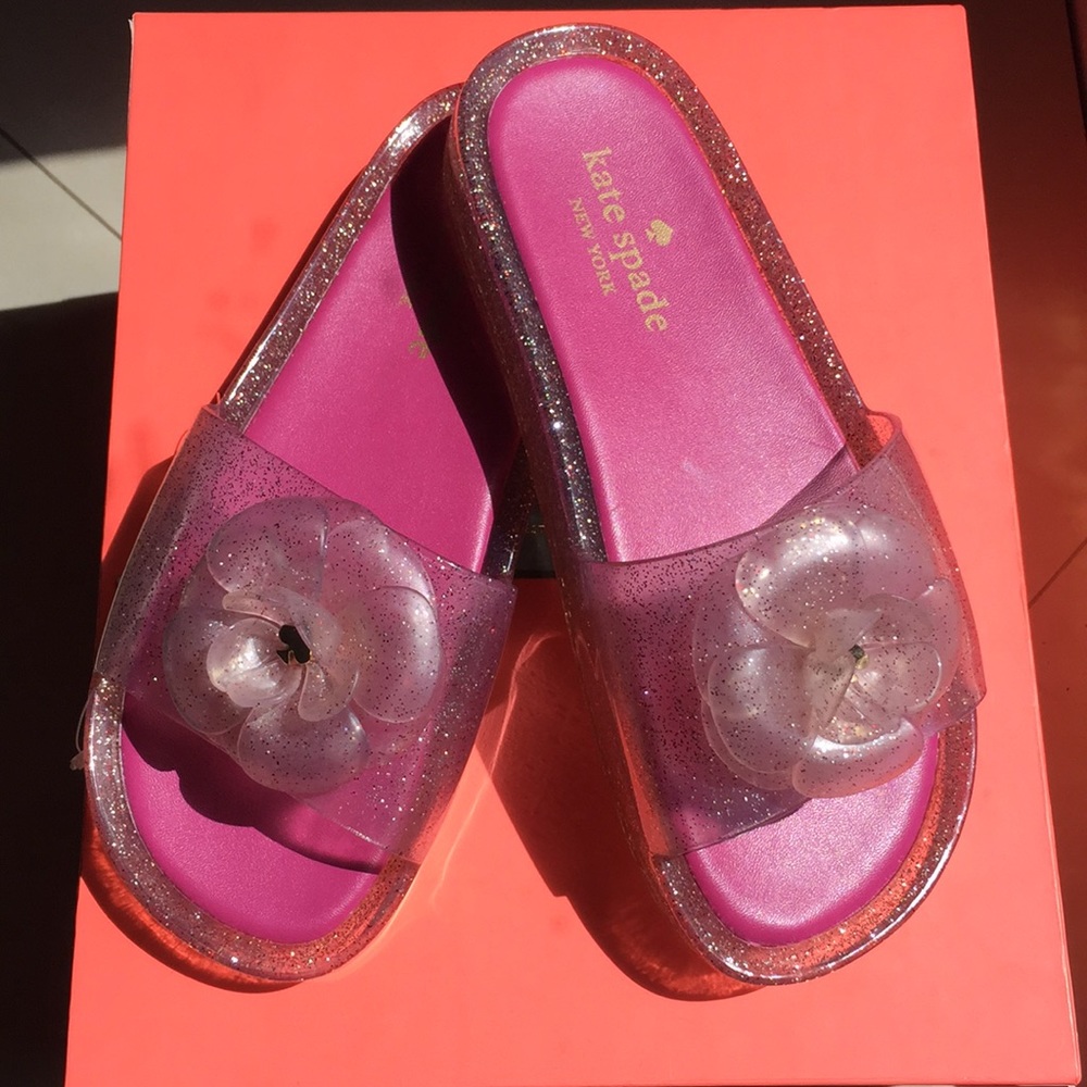 NWT Kate Spade Jelly slides 6